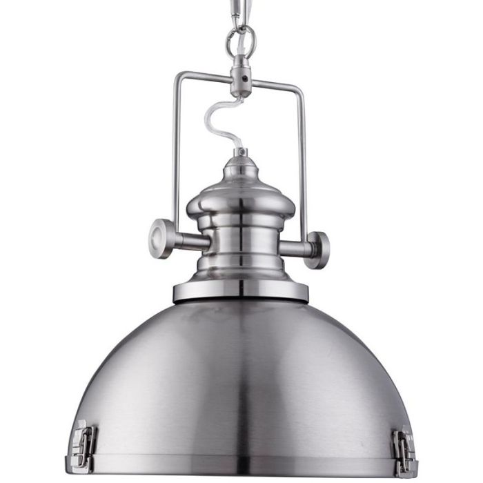 Searchlight SL-2297SS Hanglamp Louisiana staal 31cm