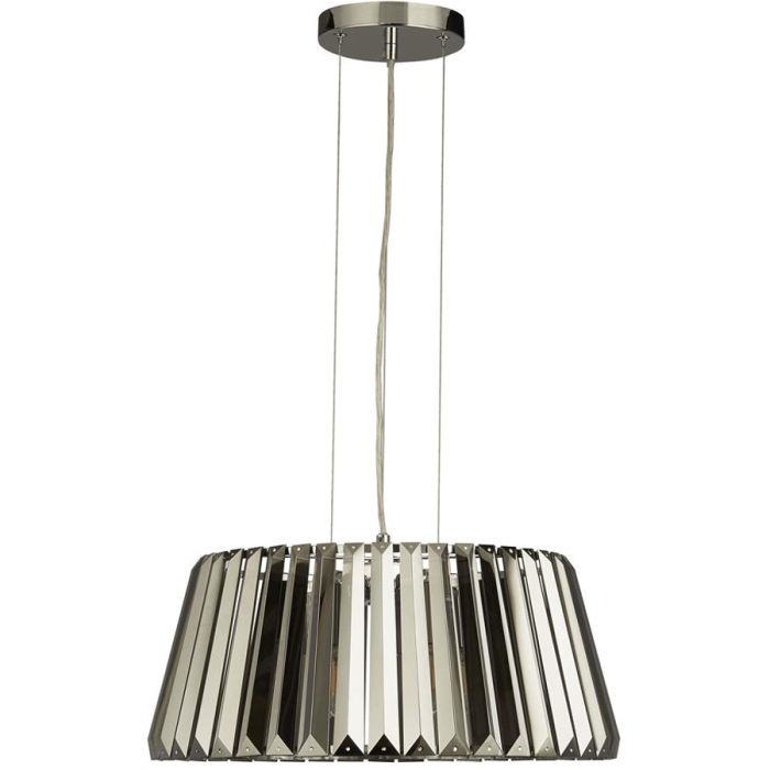 Searchlight SL-2895-5SM Hanglamp Tiara rookglas 46cm