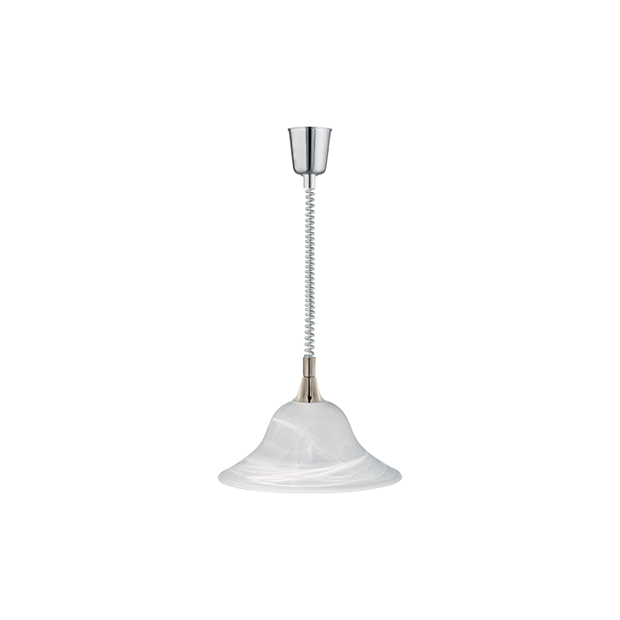 Trio  301700107-TR Hanglamp Viola staal 39cm