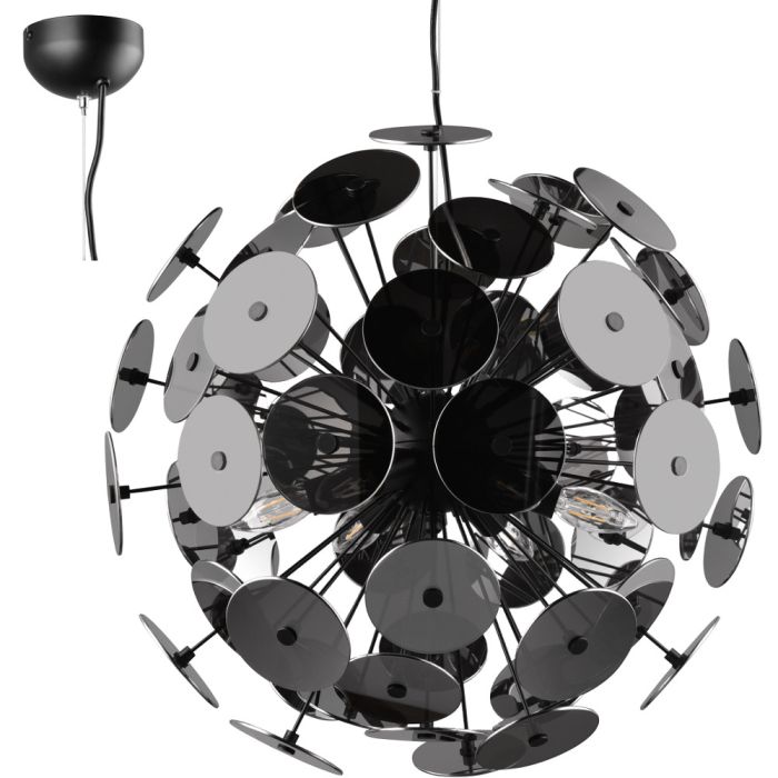 Trio  309900657-TR Hanglamp Discalgo verchroomd 54cm
