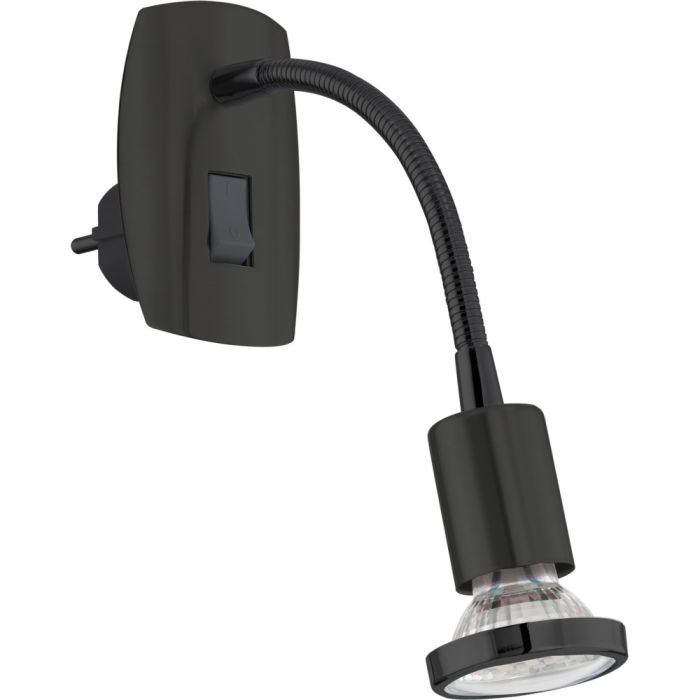 Eglo 31646-GL Stekkerlamp Parrini zwart 25cm