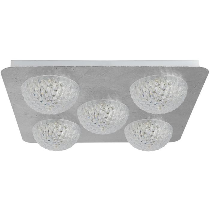 Searchlight SL-32511-5SI Plafonniere Celestia zilver 43cm