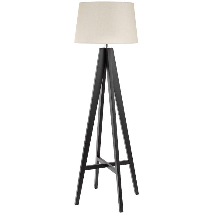 Searchlight SL-EU3540BR Vloerlamp Tripod creme 148cm