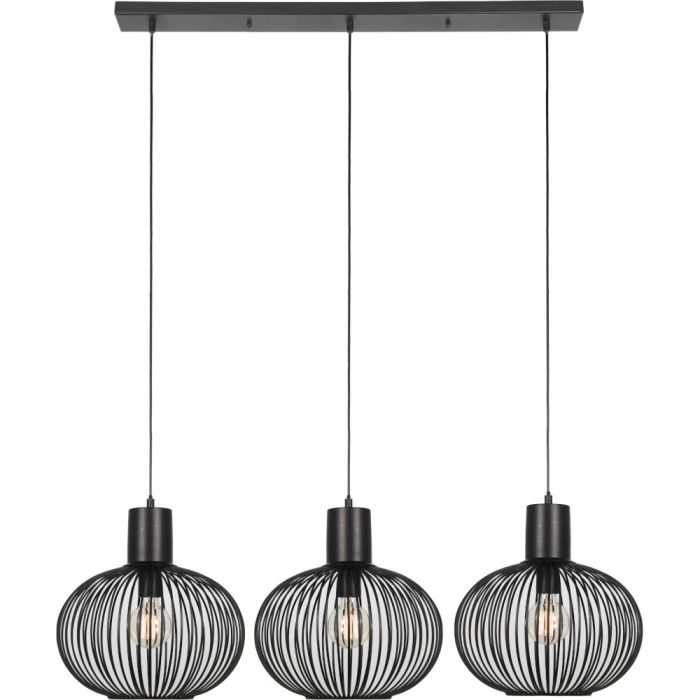 Trio  365700332-TR Hanglamp Gila zwart 120cm