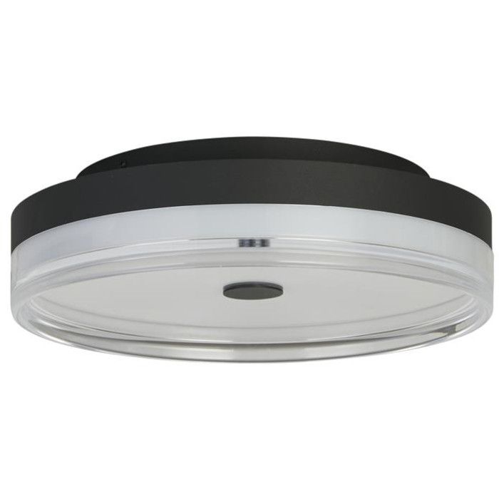 Searchlight SL-42651-30BK Plafonniere Cyprus zwart 30cm