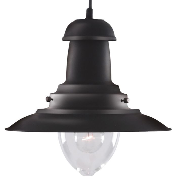 Searchlight SL-4301BK Hanglamp Fisherman zwart 32cm