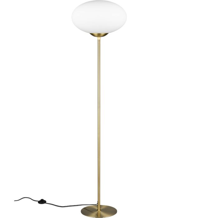 Trio  463100108-TR Vloerlamp Fomento messing 150cm