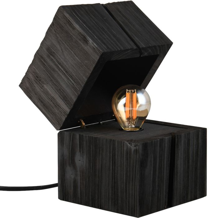 Trio  514110102-TR Tafellamp Treasure zwart 16cm