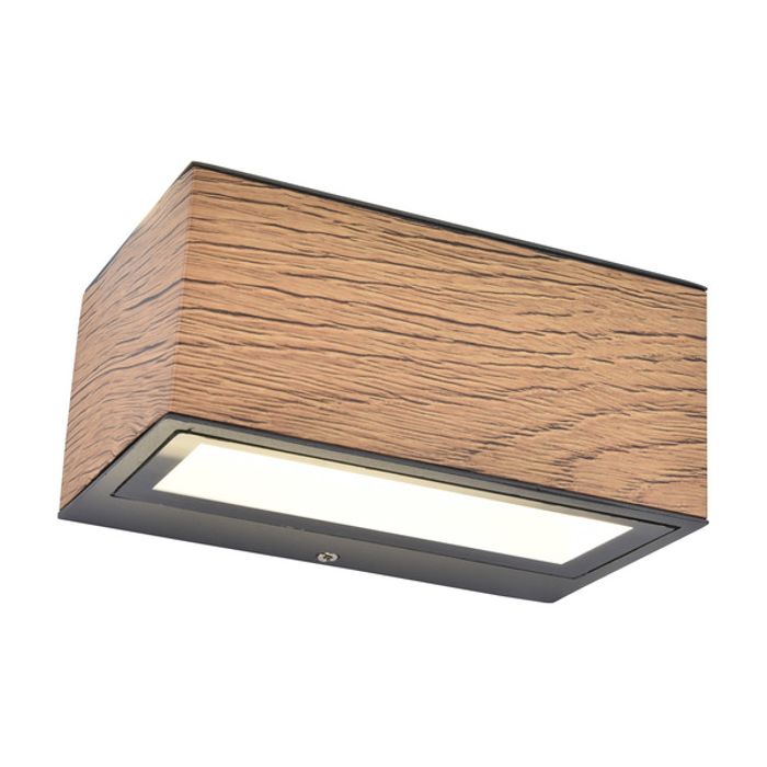 Lutec LT5189135118 Wandlamp Gemini hout 14cm