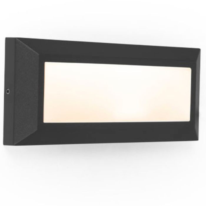 Lutec LT5191605012 Wandlamp Helena zwart 23cm