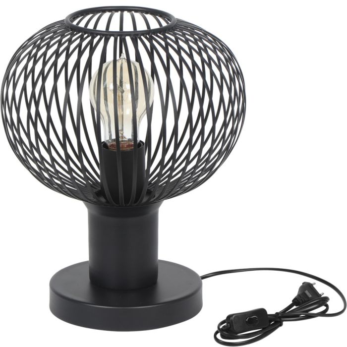 Trio  565700132-TR Tafellamp Gila zwart 28cm