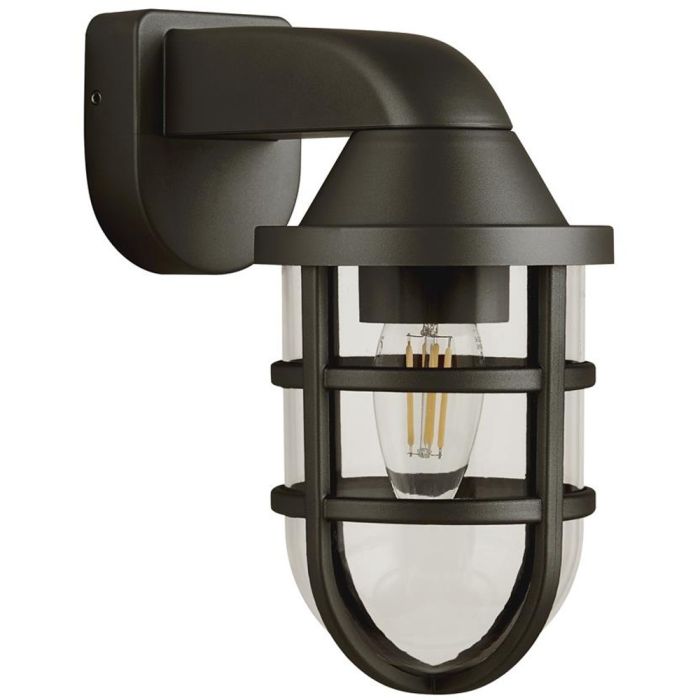 Searchlight SL-61133BK Wandlamp Seaside zwart 21cm