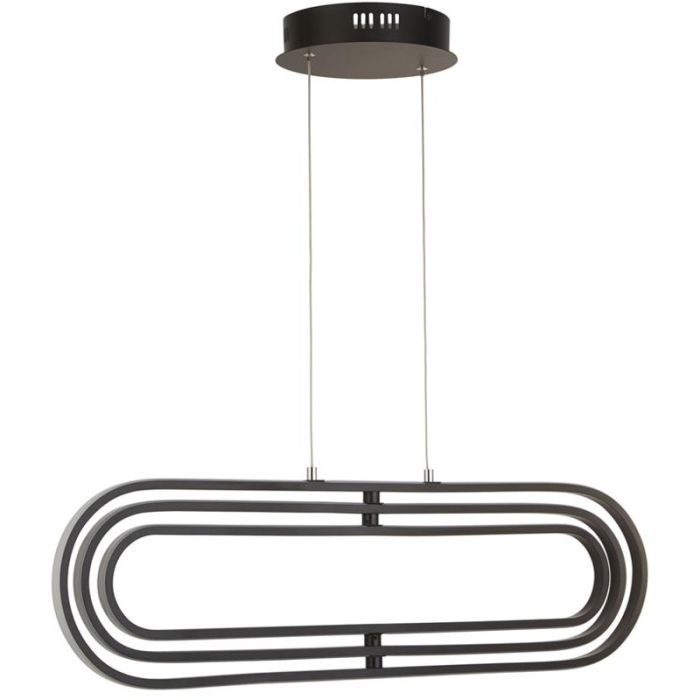 Searchlight SL-61775BK Hanglamp Clip zwart 80cm