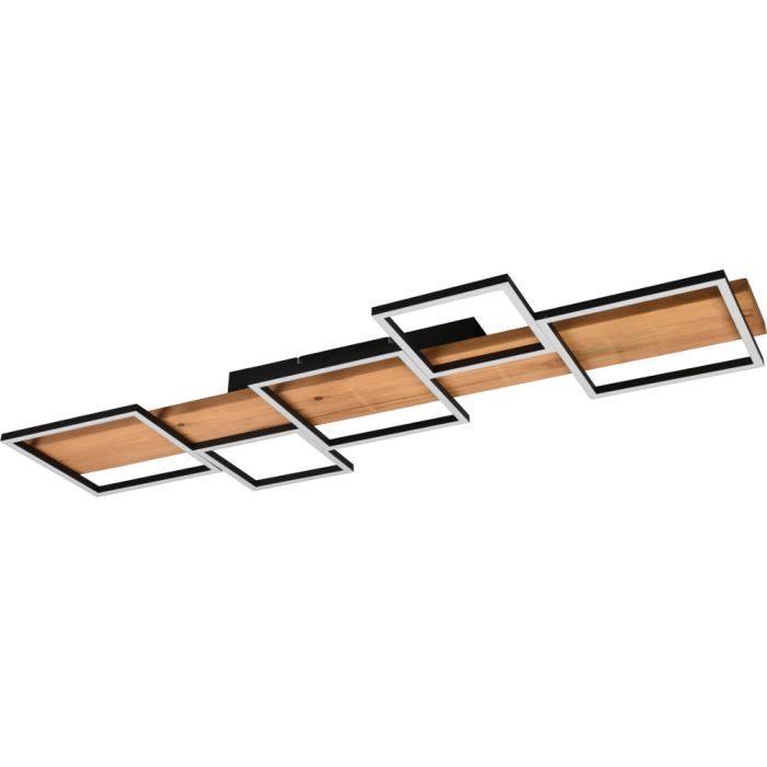 Trio  622910532-TR Plafondlamp Harper hout 115cm