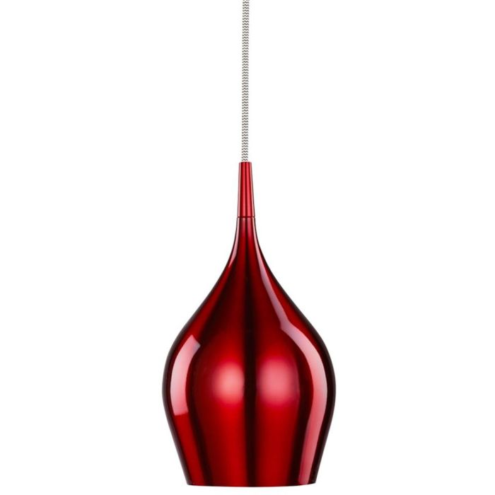 Searchlight SL-6461-12RE Hanglamp Vibrant rood 12cm