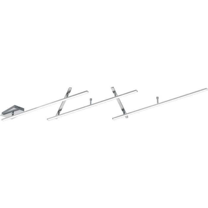 Trio  674610507-TR Plafondlamp Indira staal 245cm