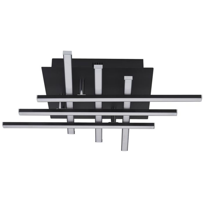 Searchlight SL-696-6BK Plafonniere Matrix zwart 46cm