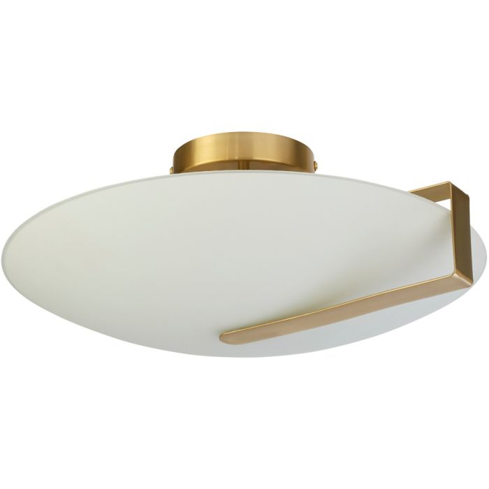 Searchlight SL-73990-3GO Plafonniere Sundial goud 41cm