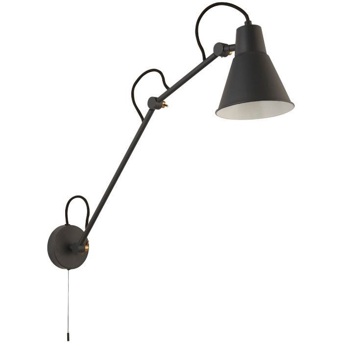 Searchlight SL-7403GY Wandlamp Swing grijs 77cm