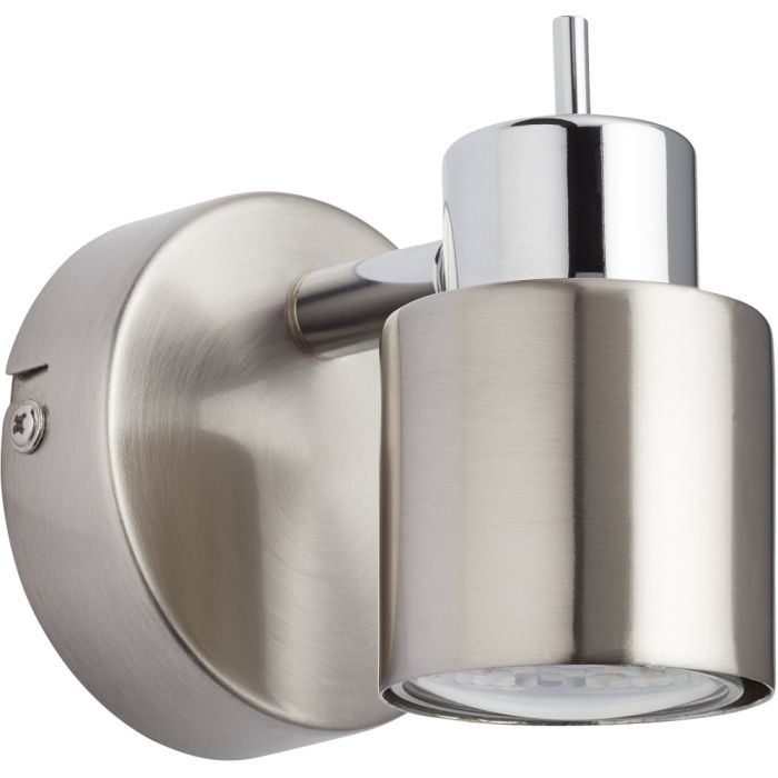 Brilliant 74510/77-BR Spot Andres staal 12cm