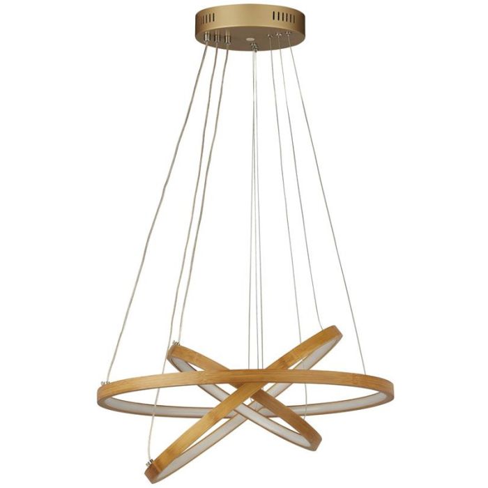 Searchlight SL-75033-3NA Hanglamp Eternity bamboe 50cm