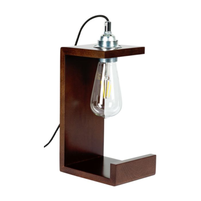 BT BT-7669176 Tafellamp Elle walnoot 25cm