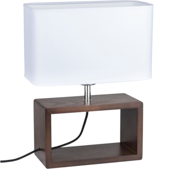 BT BT-7722976 Tafellamp Cadre walnoot 38cm