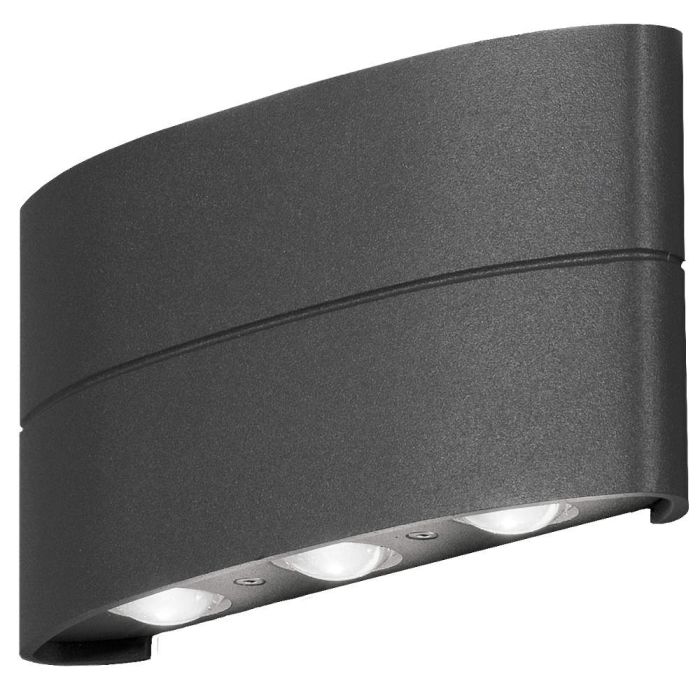 Konstsmide 7853-370-KS Wandlamp Chieri antraciet 19cm