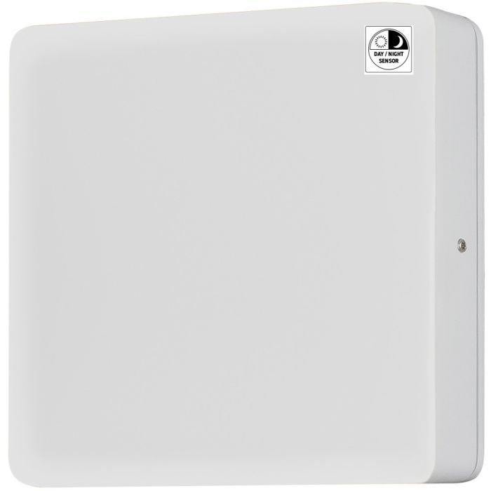 Konstsmide 7863-252-KS Sensorlamp Cesena wit 16cm