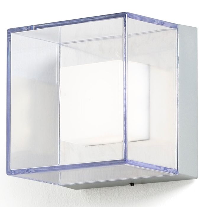 Konstsmide 7924-310-KS Wandlamp San Remo zilver 14cm