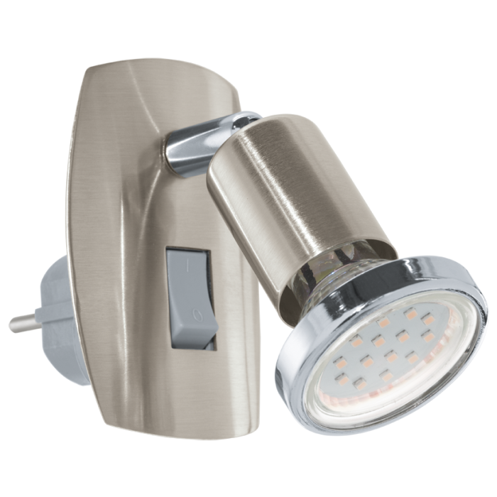 Eglo 92924-GL Stekkerlamp Mini staal 10cm