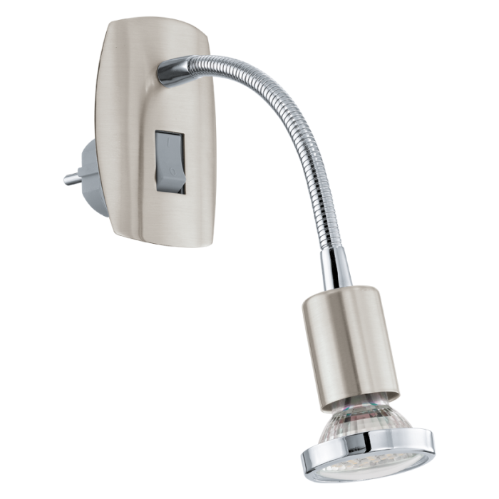 Eglo 92933-GL Stekkerlamp Mini staal 22cm