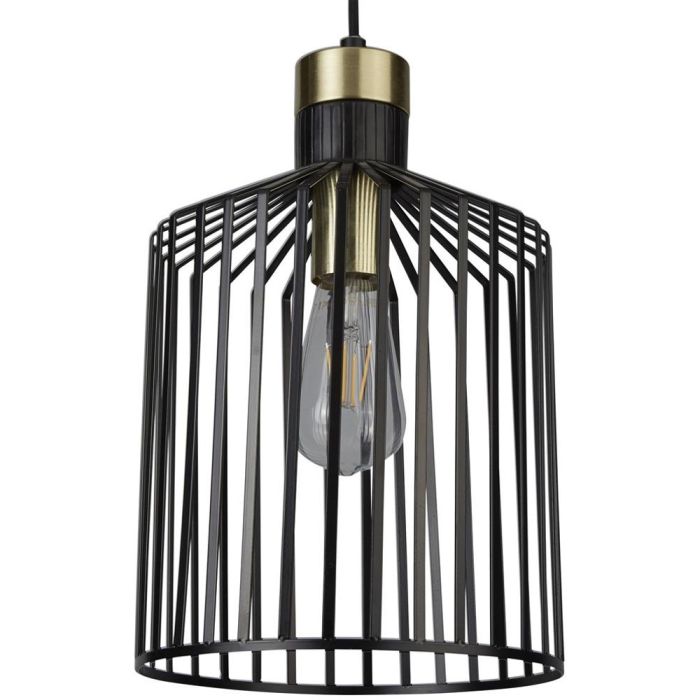 Searchlight SL-9413BK Hanglamp Bird Cage zwart 22cm