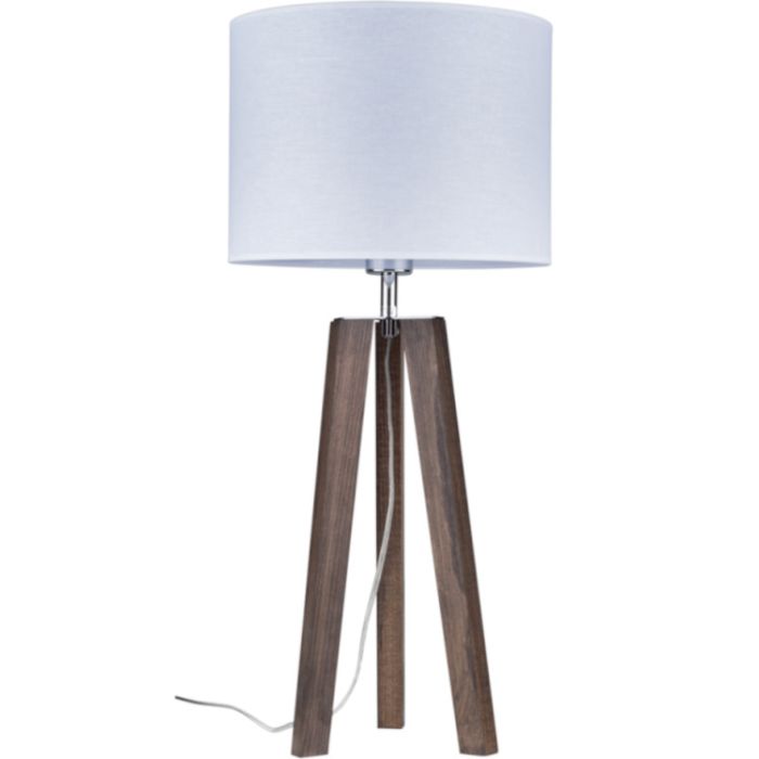 BT BT-94301076 Tafellamp Lotta walnootwit 65cm