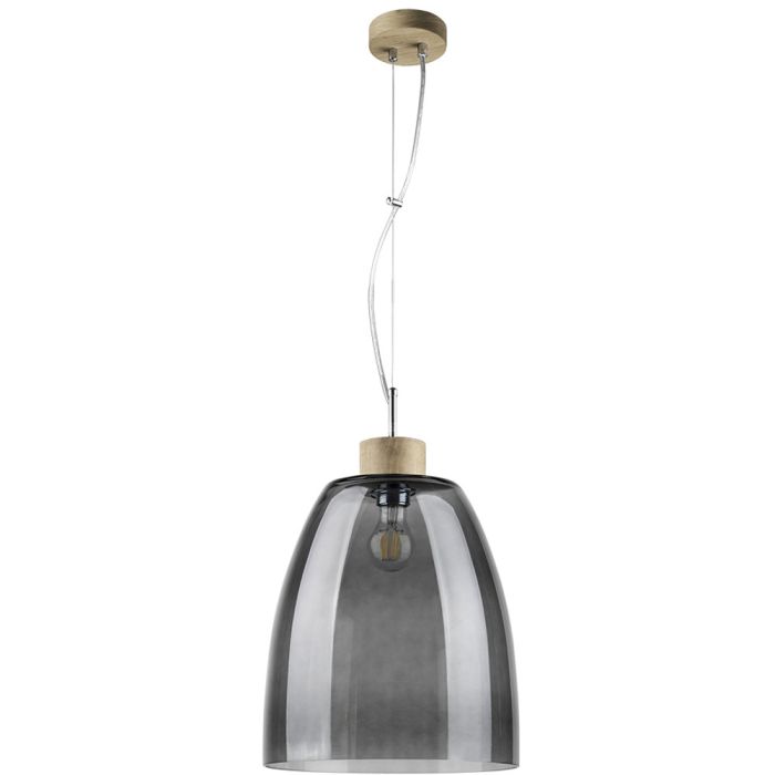 Spot BT-9843074 Hanglamp campana rookglas 30cm