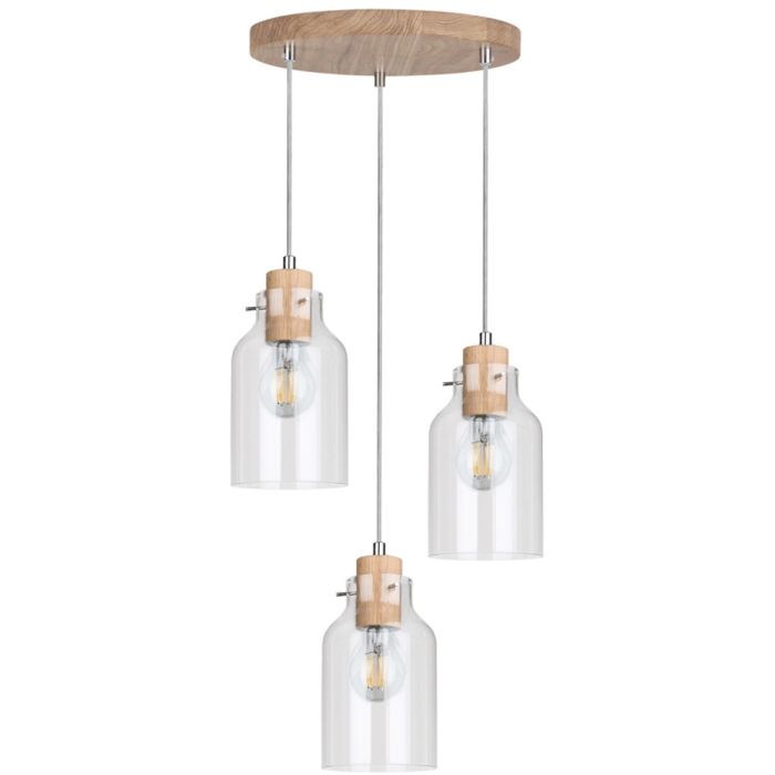 Spot BT-1760374R Hanglamp Alessandro eik 30cm