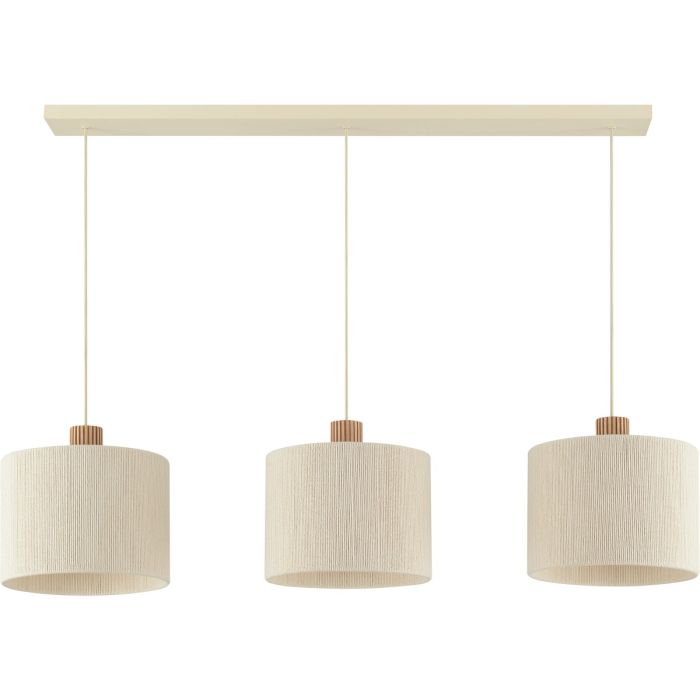 Brilliant 51522/28-BR Hanglamp Arlo beige 120cm