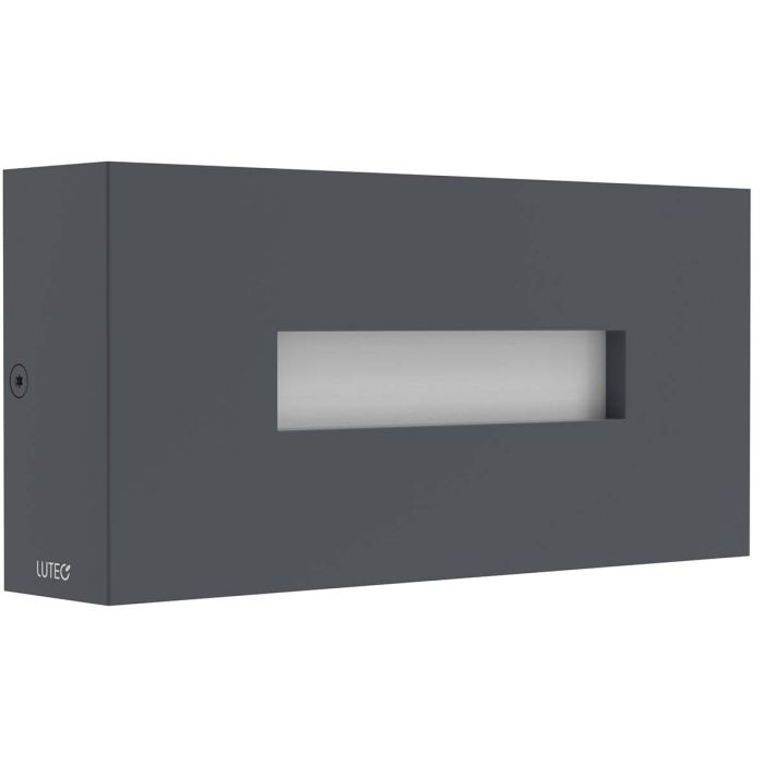 Lutec LT5117002454 Wandlamp Arteo antraciet 23cm