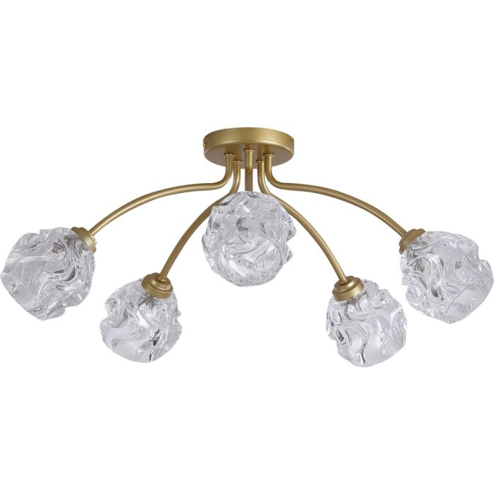 Searchlight SL-11525-5GO Plafondlamp Astral goud 60cm