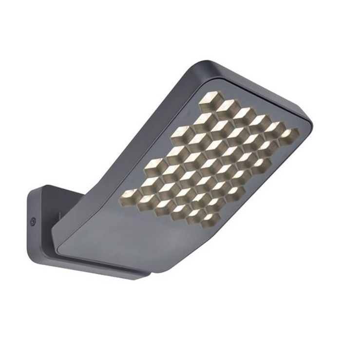 Lutec LT7801605118 Schijnwerper Atlantis zwart 22cm