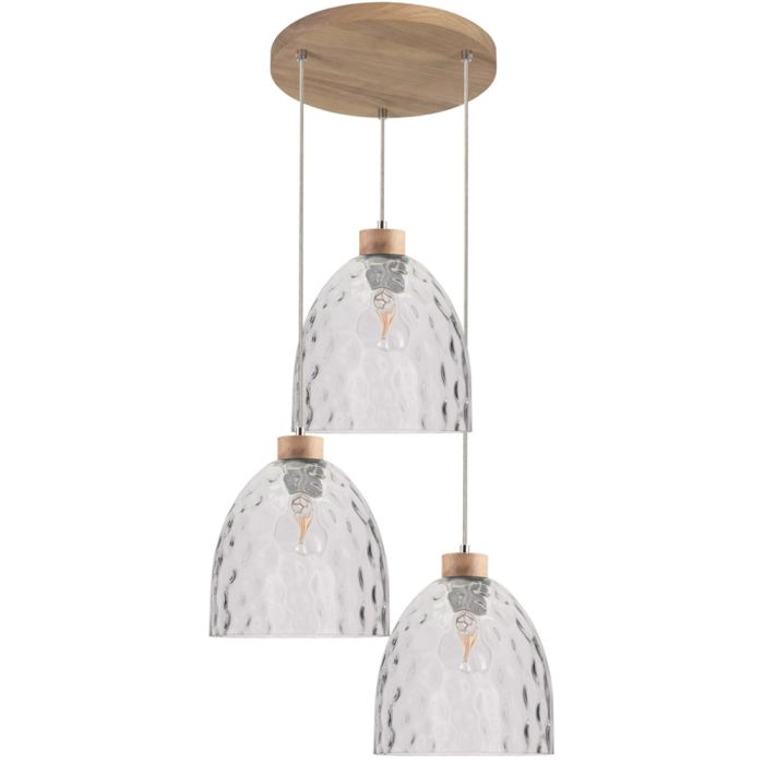 Spot BT-1450374 Hanglamp Aura eik 30cm