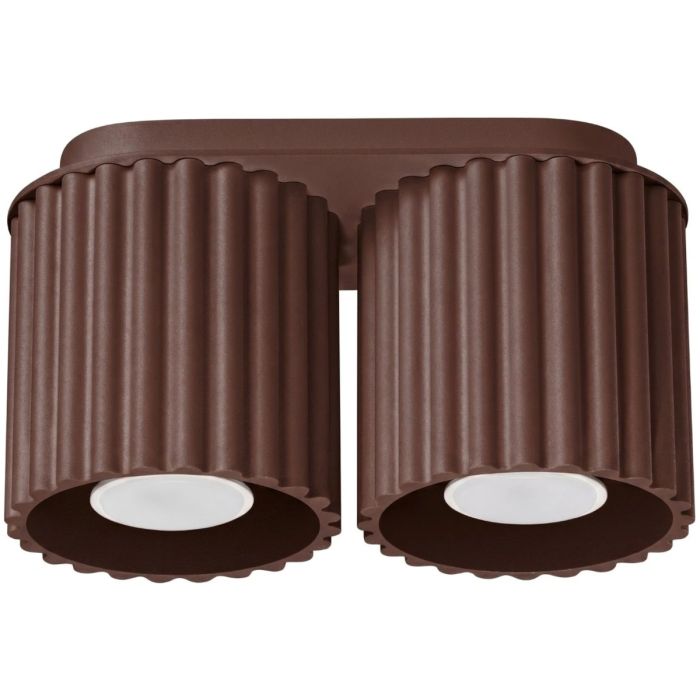 Soll SOL2424 Plafondlamp Aura bruin 21cm
