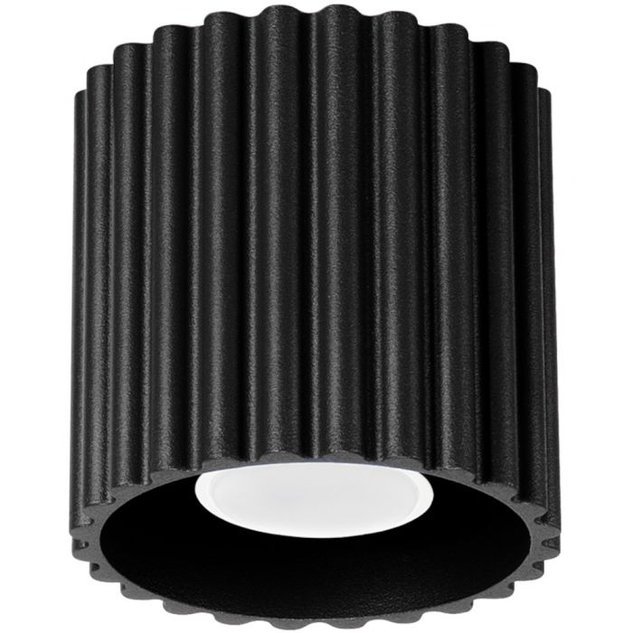 Soll SOL1784 Plafondlamp Aura zwart 10cm