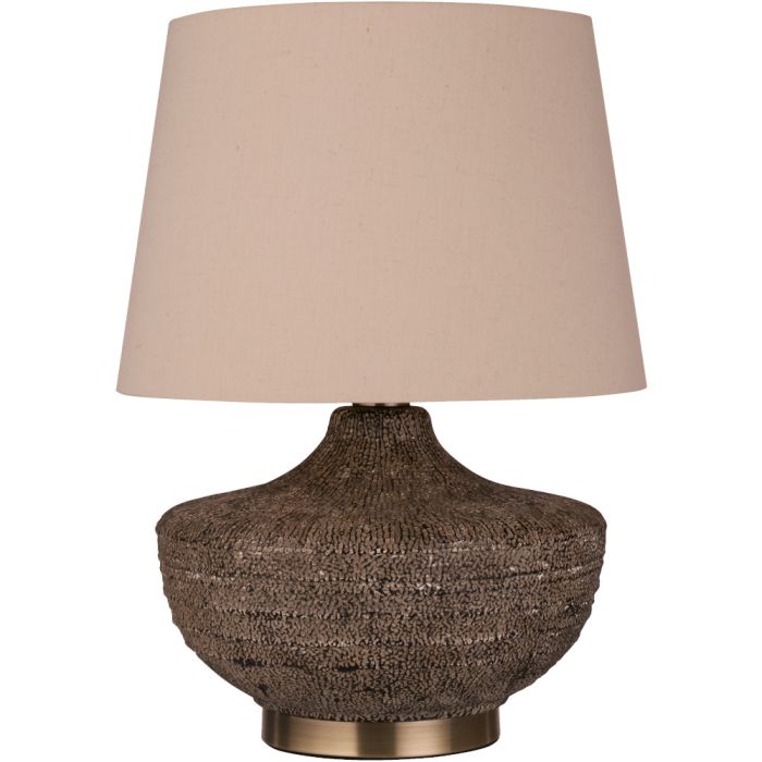 Searchlight SL-EU44210AB Tafellamp Avaya linnen 48cm