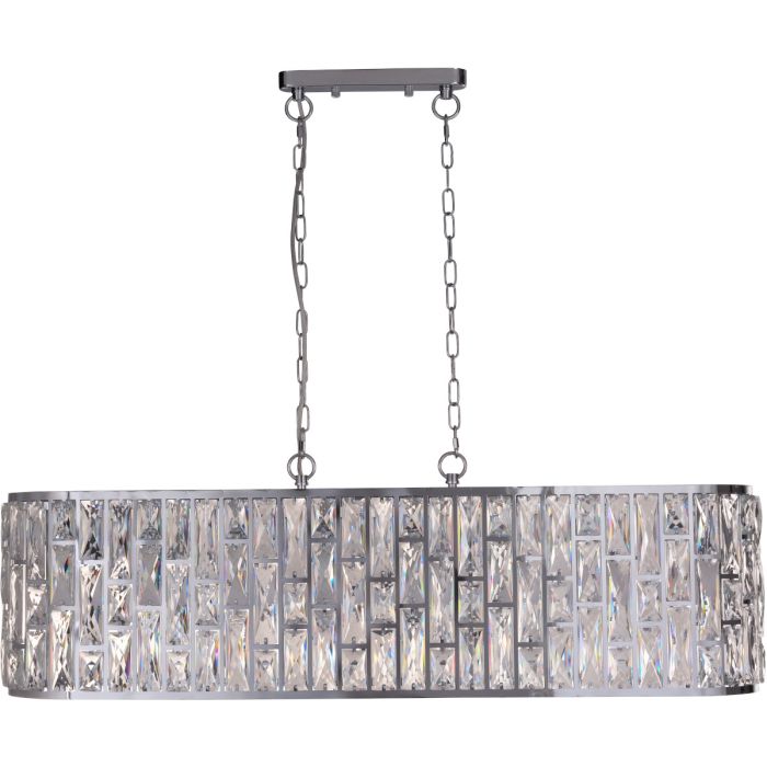 Searchlight SL-65818-8CC Hanglamp Bijou chroom 100cm