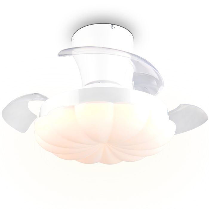 Trio  R69542131-TR Plafondventilator Boras wit 32cm