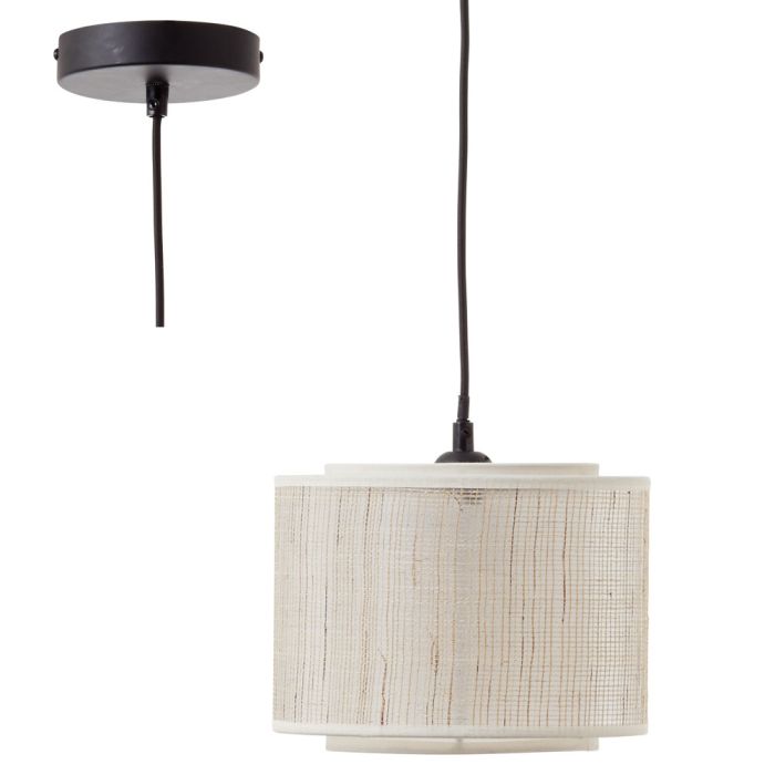 Brilliant 99481/09-BR Hanglamp Odar beige 22cm