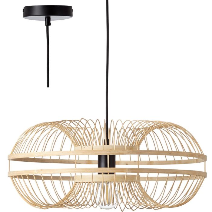 Brilliant 99192/76-BR Hanglamp Busan bamboe 48cm