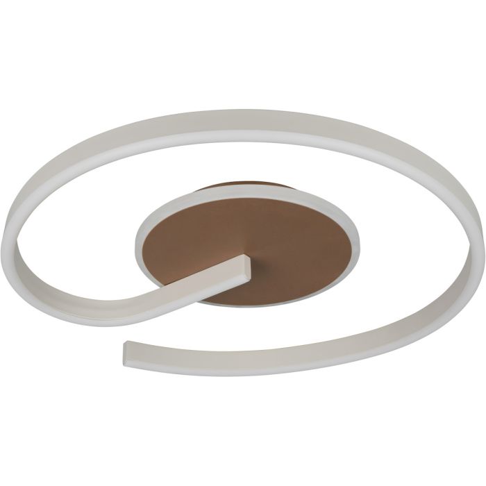 Trio  R63631165-TR Plafonniere Calle koffie 50cm