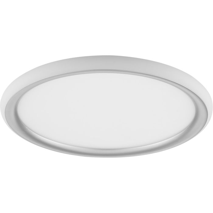 Brilliant G81100/58-BR Plafonniere Carloz zilver 30cm